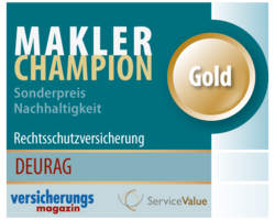 Siegel Makler Champion 2024 Nachhaltigkeit Gold